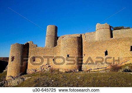 Castle, Caracena. Soria province, Castilla-Le? n, Spain View Large Photo Image Stock Photography - Castle, Caracena. Soria province, Castilla-Le? n, Spain. Fotosearch
