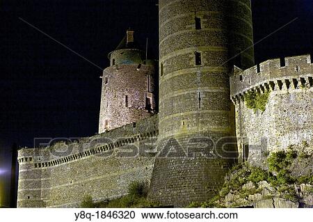 Castle fougeres Ille et Vilaine, Brittany, France View Large Photo Image Stock Image - Castle fougeres Ille et Vilaine, Brittany, France. Fotosearch