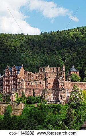 Castle, Heidelberg, Baden-W? rttemberg, Germany View Large Photo Image Stock Image - Castle, Heidelberg, Baden-W? rttemberg, Germany. Fotosearch