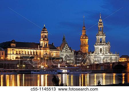 castle, Hofkirche, Cathedral, Elbe River, Dresden, Saxony, Germany View Large Photo Image Stock Image - castle, Hofkirche, Cathedral, Elbe River, Dresden, Saxony, Germany. Fotosearch