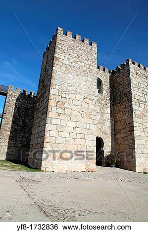 Castle in Trujillo, Caceres province, Extremadura, Spain View Large Photo Image Stock Photograph - Castle in Trujillo, Caceres province, Extremadura, Spain. Fotosearch