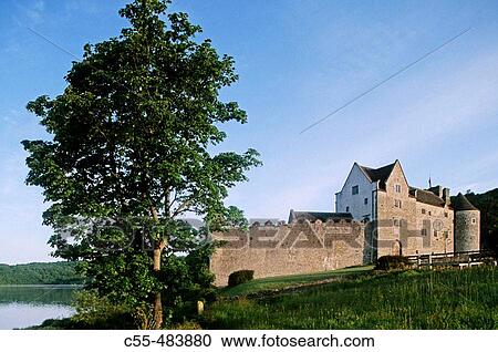 Stock Image - Castle. Lough Gill. Co. Sligo. Ireland.. Fotosearch