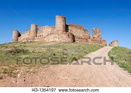Stock Photo - Castle of Almonacid de Toledo, Toledo, Castile-La Mancha, Spain. Fotosearch