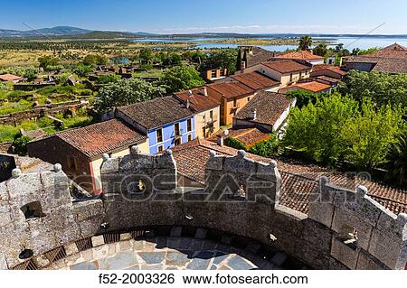 Castle of Granadilla, Granadilla, Ambroz Valley, CBceres, Extremadura, Spain, Europe. View Large Photo Image Stock Photograph - Castle of Granadilla, Granadilla, Ambroz Valley, CBceres, Extremadura, Spain, Europe.. Fotosearch