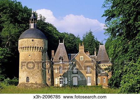 Castle of Montimer, La Perriere, Regional Natural Park of Perche, Orne department, Lower Normandy region, France, Western Europe. View Large Photo Image Stock Photography - Castle of Montimer, La Perriere, Regional Natural Park of Perche, Orne department, Lower Normandy region, France, Western Europe.. Fotosearch