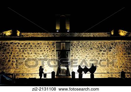 Castle of San Jose, former a military fotress, nowadays Museum International of Contemporary Art, Arrecife, Lanzarote, Canary Islands, Spain View Large Photo Image Stock Photo - Castle of San Jose, former a military fotress, nowadays Museum International of Contemporary Art, Arrecife, Lanzarote, Canary Islands, Spain. Fotosearch