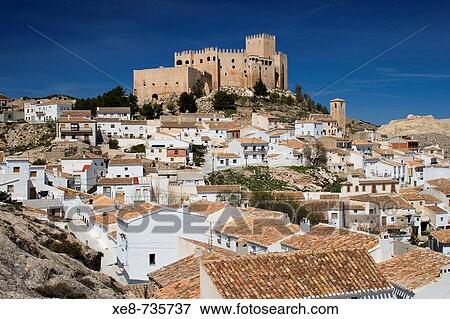 Stock Photo - Castle of the Marquis of Velez, Velez-Blanco. Almeria province, Andalucia, Spain. Fotosearch
