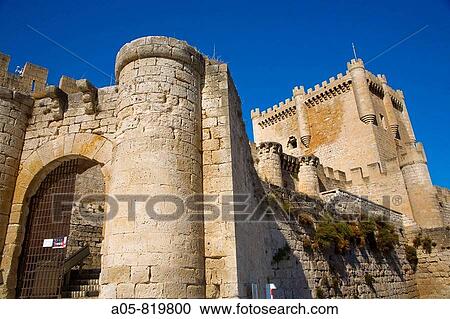 Castle, Peafiel. Valladolid province, Castilla-Leon, Spain View Large Photo Image Stock Image - Castle, Peafiel. Valladolid province, Castilla-Leon, Spain. Fotosearch