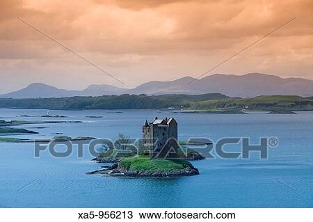 Castle Stalker, near Port Appin, Scotland, UK View Large Photo Image Stock Image - Castle Stalker, near Port Appin, Scotland, UK. Fotosearch