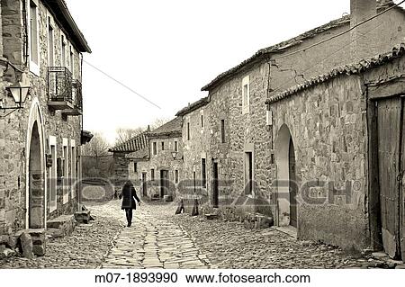 Castrillo de los Polvazares, Leon, Camino de Santiago, Santaigo Way, Castilla y Leon, Sapain, Europe View Large Photo Image Stock Image - Castrillo de los Polvazares, Leon, Camino de Santiago, Santaigo Way, Castilla y Leon, Sapain, Europe. Fotosearch