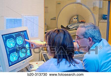 Stock Image - CAT, medical imaging for diagnosis at hospital. Fotosearch