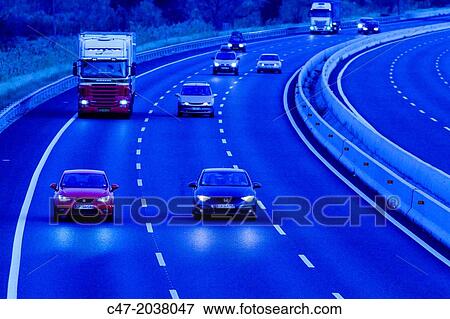 Catalunya, Spain, Girona province, Giron's area, Traffic at the AP-7 Autopista del MediterrBneo near Pont de Molins. The Autopista AP-7 is a Spanish highway and a toll motorway that runs along the Mediterranean coast of Spain. View Large Photo Image Stock Photo - Catalunya, Spain, Girona province, Giron's area, Traffic at the AP-7 Autopista del MediterrBneo near Pont de Molins. The Autopista AP-7 is a Spanish highway and a toll motorway that runs along the Mediterranean coast of Spain.. Fotosearch