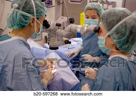 Cataract operation, ophthalmology operation room. Hospital de Zumarraga, Gipuzkoa, Euskadi, Spain View Large Photo Image Stock Photo - Cataract operation, ophthalmology operation room. Hospital de Zumarraga, Gipuzkoa, Euskadi, Spain. Fotosearch