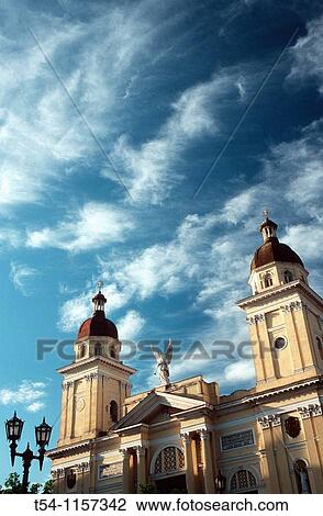 Catedral de la Asuncion in Santiago de Cuba View Large Photo Image Stock Image - Catedral de la Asuncion in Santiago de Cuba. Fotosearch