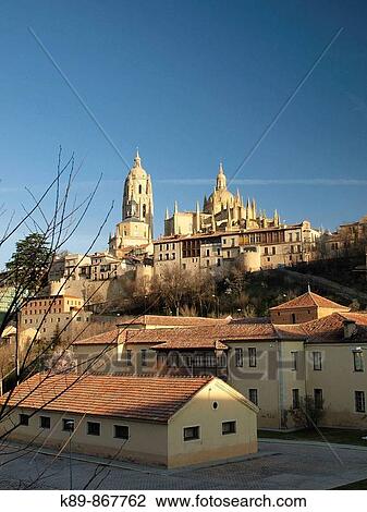 Stock Image - Catedral de Segovia. Castilla y Le? n. Espaa.. Fotosearch