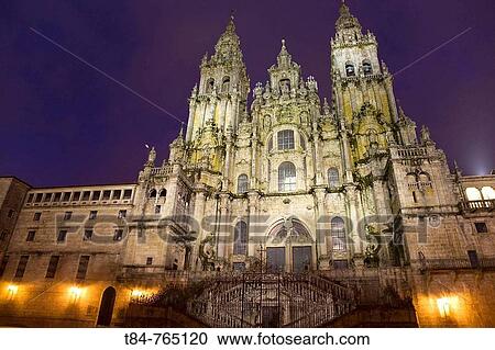 Catedral del Ap? stol, Santiago de Compostela, Galicia, Espaa View Large Photo Image Stock Image - Catedral del Ap? stol, Santiago de Compostela, Galicia, Espaa. Fotosearch