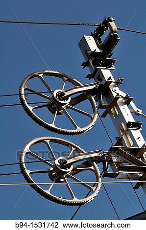 Catenary detail. Puigcerd?, Cerdanya, Girona province, Catalonia, Spain View Large Photo Image Stock Image - Catenary detail. Puigcerd?, Cerdanya, Girona province, Catalonia, Spain. Fotosearch