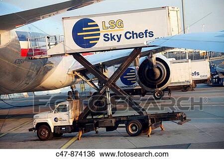 Catering services, American Airlines terminal, JFK airport, New York, USA View Large Photo Image Stock Photograph - Catering services, American Airlines terminal, JFK airport, New York, USA. Fotosearch