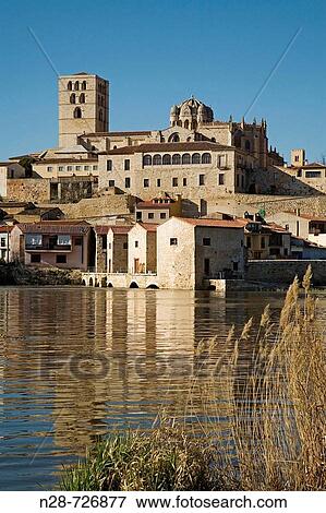 Cathedral and Duero river, Zamora. Castilla-Leon, Spain View Large Photo Image Stock Photo - Cathedral and Duero river, Zamora. Castilla-Leon, Spain. Fotosearch