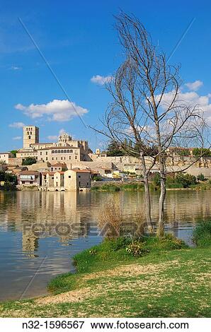 Cathedral and Duero river, Zamora, Silver Route, Castilla-Leon, Spain View Large Photo Image Stock Photo - Cathedral and Duero river, Zamora, Silver Route, Castilla-Leon, Spain. Fotosearch