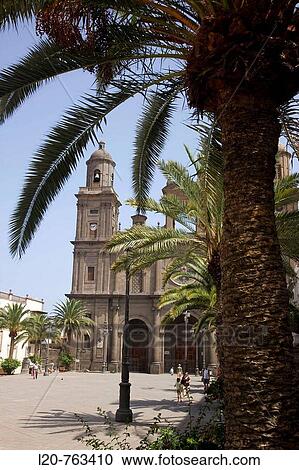 Cathedral and Plaza Santa Ana, Las Palmas de Gran Canaria, Gran Canaria, Canary Islands, Spain View Large Photo Image Stock Image - Cathedral and Plaza Santa Ana, Las Palmas de Gran Canaria, Gran Canaria, Canary Islands, Spain. Fotosearch