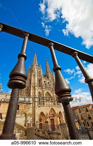 Stock Image - Cathedral, Burgos. Castilla-Leon, Spain. Fotosearch