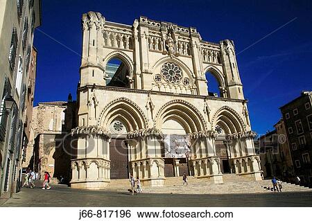 Stock Photograph - Cathedral, Cuenca. Castilla-La Mancha, Spain. Fotosearch