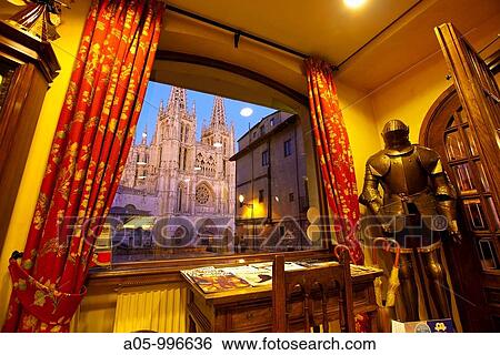 Cathedral from Meson del Cid hotel, Burgos. Castilla-Leon, Spain View Large Photo Image Stock Photograph - Cathedral from Meson del Cid hotel, Burgos. Castilla-Leon, Spain. Fotosearch