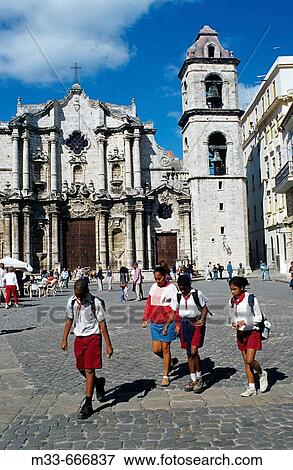 Cathedral. Havana. Cuba View Large Photo Image Stock Photo - Cathedral. Havana. Cuba. Fotosearch