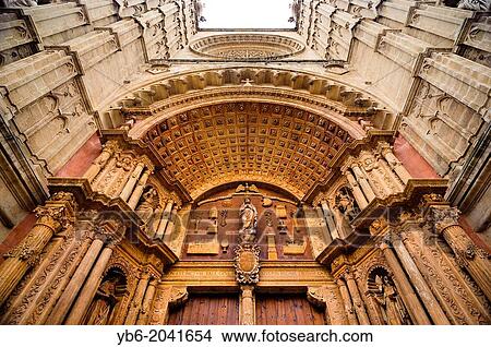 Cathedral La Seu, Palma de Mallorca, Mallorca, Spain. View Large Photo Image Picture - Cathedral La Seu, Palma de Mallorca, Mallorca, Spain.. Fotosearch