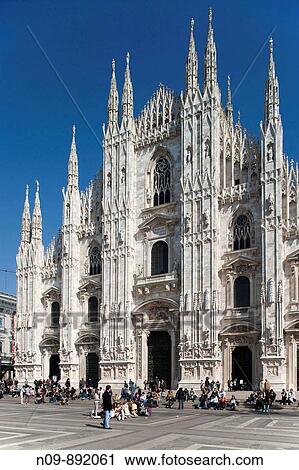 Cathedral, Milan, Italy View Large Photo Image Stock Image - Cathedral, Milan, Italy. Fotosearch
