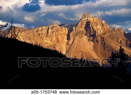 Cathedral Mountain 3073 mts Yoho National Park Rocky Mountains British Columbia Canada. View Large Photo Image Stock Photo - Cathedral Mountain 3073 mts Yoho National Park Rocky Mountains British Columbia Canada.. Fotosearch
