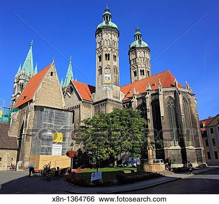 Stock Photograph - Cathedral, Naumburg, Saxony-Anhalt, Germany. Fotosearch