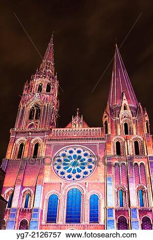 Cathedral of Chartres, Eure-Et-Loir, Centre, France. View Large Photo Image Stock Photo - Cathedral of Chartres, Eure-Et-Loir, Centre, France.. Fotosearch