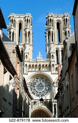 Cathedral of Notre-Dame, Laon. Aisne, Picardy, France View Large Photo Image Stock Photo - Cathedral of Notre-Dame, Laon. Aisne, Picardy, France. Fotosearch