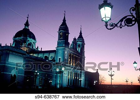 Stock Photo - Cathedral of Nuestra Seora de la Almudena, Madrid. Spain. Fotosearch