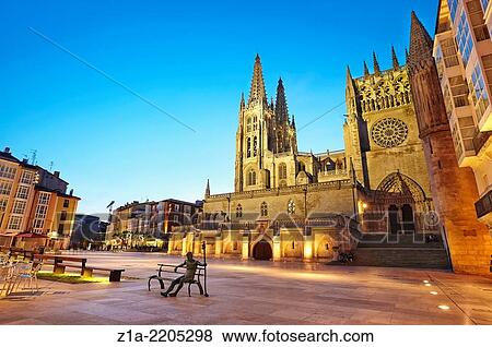 Cathedral of Saint Mary of Burgos, Sarmental facade. Castile and Leon. Spain. View Large Photo Image Stock Photo - Cathedral of Saint Mary of Burgos, Sarmental facade. Castile and Leon. Spain.. Fotosearch