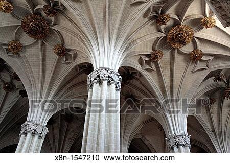 Stock Image - Cathedral of San Salvador, Zaragoza, Aragon, Spain. Fotosearch