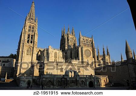 Cathedral of Santa Maria. Burgos, Spain. View Large Photo Image Stock Photography - Cathedral of Santa Maria. Burgos, Spain.. Fotosearch