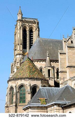 Cathedral of Saint-Gervais-et-Saint-Protais, Soissons. Aisne, Picardy, France View Large Photo Image Stock Image - Cathedral of Saint-Gervais-et-Saint-Protais, Soissons. Aisne, Picardy, France. Fotosearch