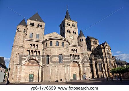 Stock Photo - Cathedral of Trier and Church of Our Lady, World Heritage Site, Trier, Rhineland-Palatinate, Germany. Fotosearch