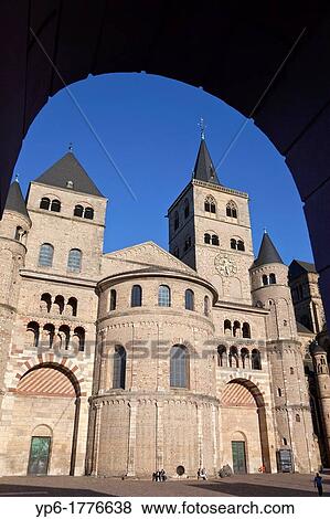 Stock Photo - Cathedral of Trier, World Heritage Site, Trier, Rhineland-Palatinate, Germany. Fotosearch