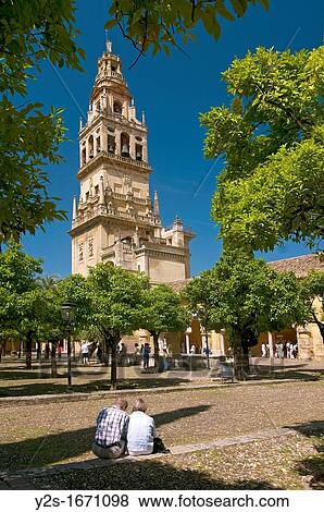 Cathedral, Old arab mosque, Tower and patio de los naranjos?, Cordoba, Region of Andalusia, Spain, Europe View Large Photo Image Stock Photo - Cathedral, Old arab mosque, Tower and patio de los naranjos?, Cordoba, Region of Andalusia, Spain, Europe. Fotosearch