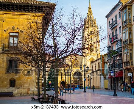 Cathedral. Oviedo, Asturias, Spain, Europe. View Large Photo Image Stock Image - Cathedral. Oviedo, Asturias, Spain, Europe.. Fotosearch