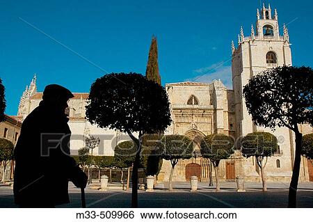 Cathedral. Palencia, Spain. View Large Photo Image Stock Photograph - Cathedral. Palencia, Spain.. Fotosearch