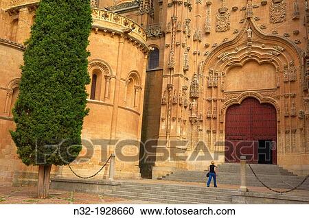 Cathedral, Salamanca, Old Cathedral, Via de la Plata, Silver Route, Castilla-Leon, Spain. View Large Photo Image Stock Image - Cathedral, Salamanca, Old Cathedral, Via de la Plata, Silver Route, Castilla-Leon, Spain.. Fotosearch