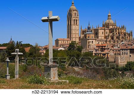 Cathedral, Segovia, Castilla-Leon, Spain. View Large Photo Image Picture - Cathedral, Segovia, Castilla-Leon, Spain.. Fotosearch