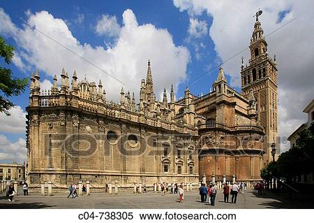 Stock Photography - Cathedral, Sevilla. Andalucia, Spain. Fotosearch