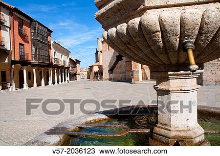 Cathedral Square. El Burgo de Osma, Soria province, Castilla Leon, Spain. View Large Photo Image Stock Image - Cathedral Square. El Burgo de Osma, Soria province, Castilla Leon, Spain.. Fotosearch