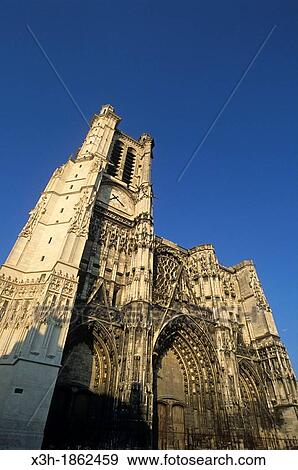Cathedral, Troyes, Aube department, Champagne-Ardenne region, France, Europe View Large Photo Image Stock Photo - Cathedral, Troyes, Aube department, Champagne-Ardenne region, France, Europe. Fotosearch